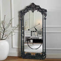 Elegant Nordic mirror for luxury interior decoration - 90x190cm Black