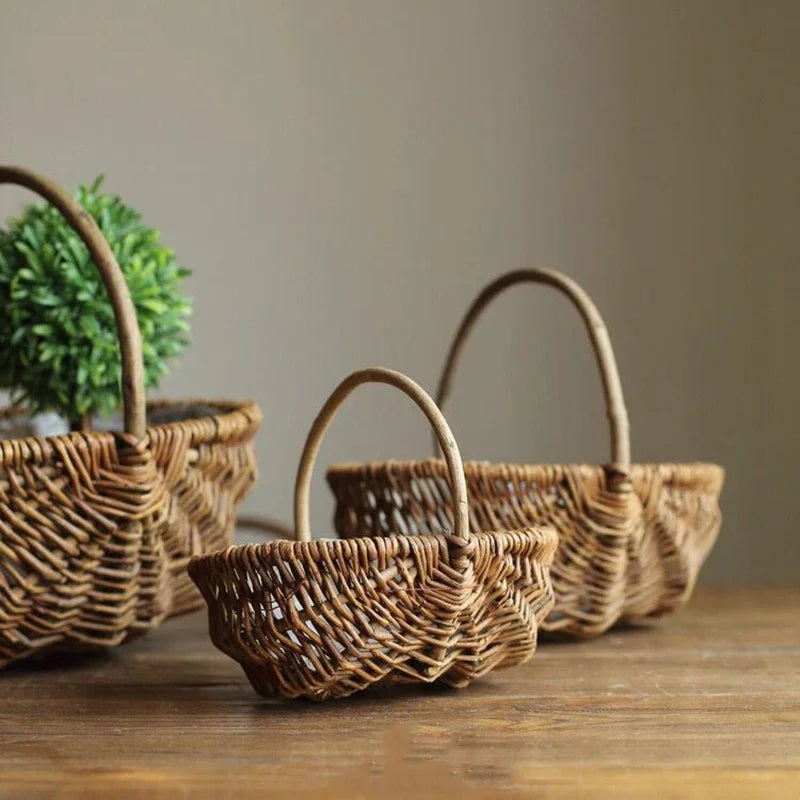 Hand woven basket for fruit and vegetables - view 3