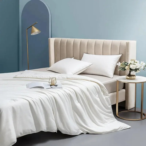 100% Mulberry Silk Air Conditioner Quilt Weighing about 3 Pounds, 200 * 230cm White Покрывало Стеганое - view 2