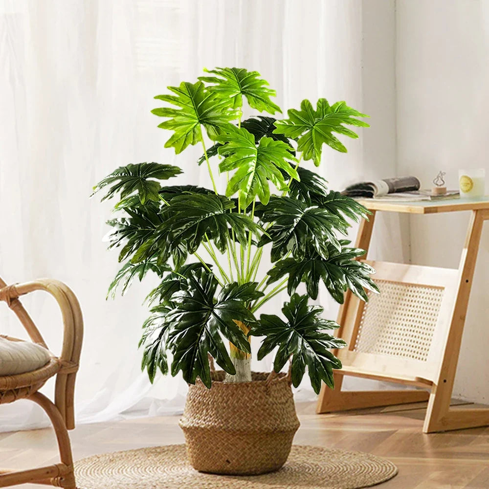 Large tropical plant fake banana leaf for interior and exterior decoration - view 3