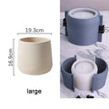 Large Size Planter Pot Mold Concrete  Planter Pot Silicone Molds DIY Clay Plaster Mold Creative Flower Pot Silicon Molds - large
