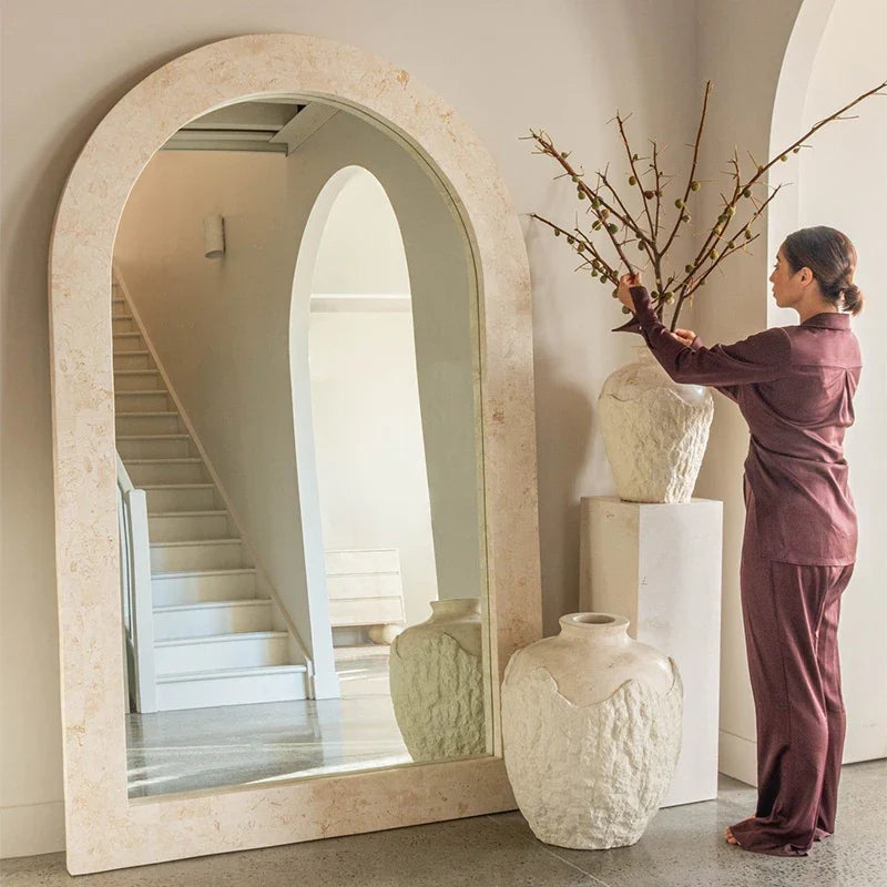 Square mirror design luxury for wedding interior aesthetic decoration - 100x180cm Arched