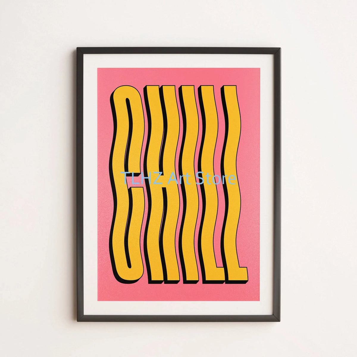 Colorful retro posters with dog quotations and patterns - 20X30cm Unframed / 25