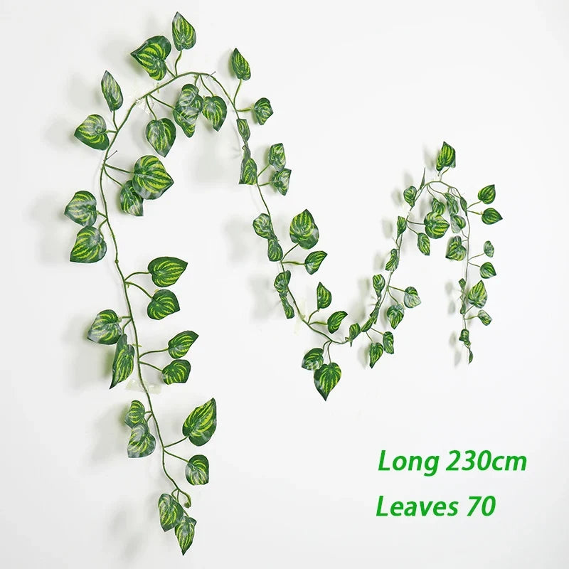 Artificial plant suspended ivy for wall decoration and wedding - Watermelon Leaves 1