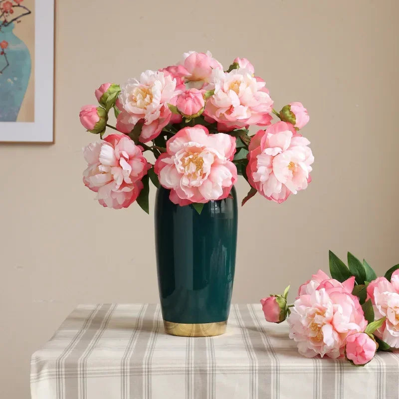 Artificial silk flowers for coffee decoration and restaurant - view 3