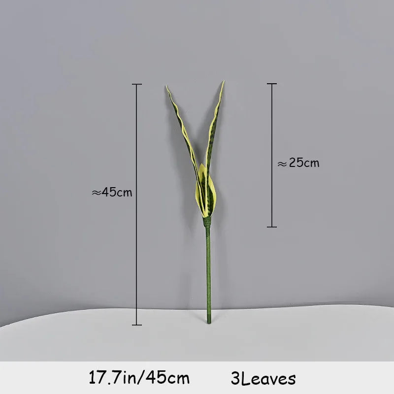Warm Realistic Tropical Artificial Plant - 17 inches / No Pot