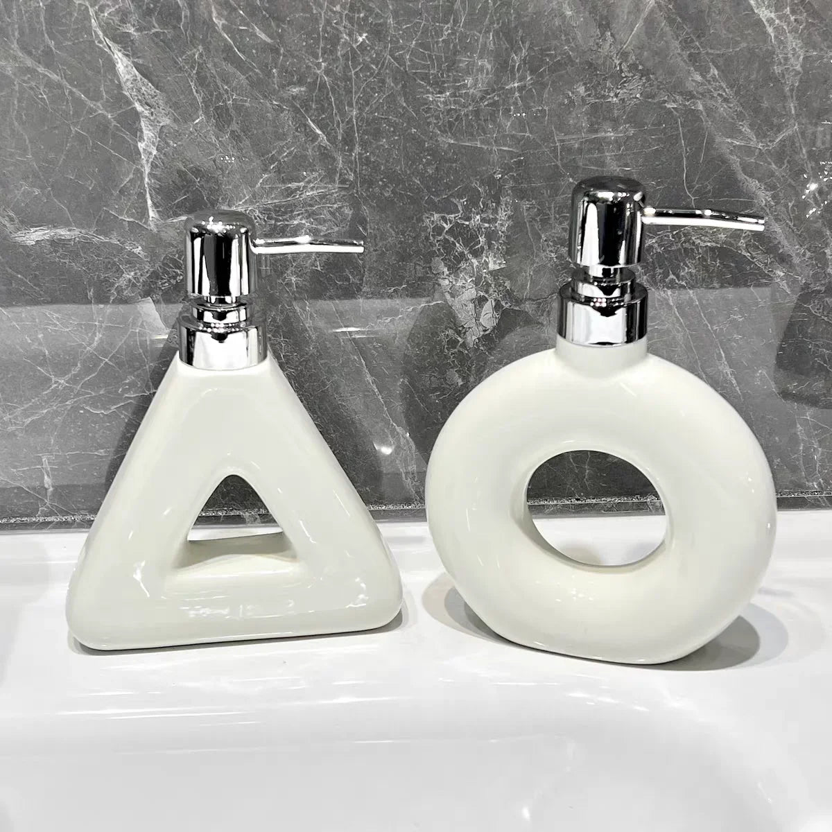 Soap dispenser gel shampoo and lotion for family