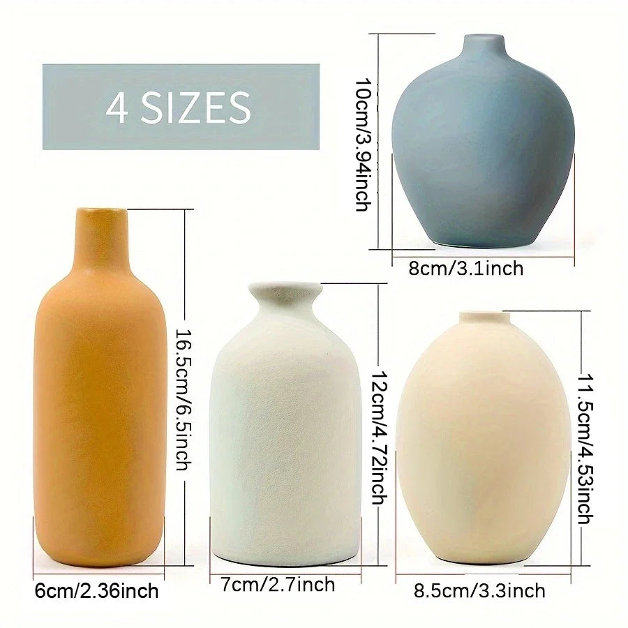 1pc ceramic vase works of art, living room bedroom study cafe and other ornaments, gifts for lovers during festivals. - view 6