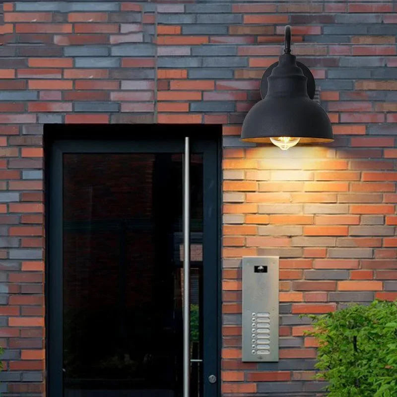 Waterproof wall sconce industrial style for outdoor garden and courtyard - view 6