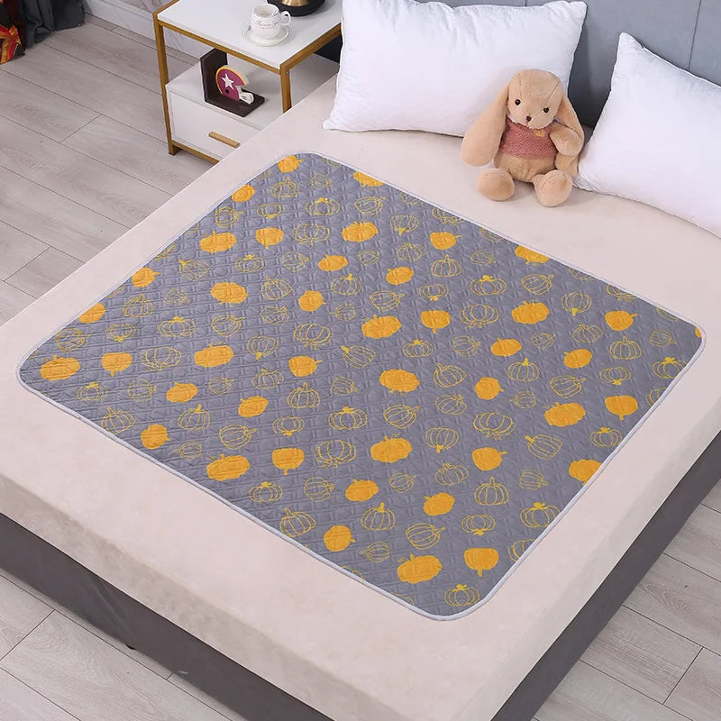 150/120/70cm Large Washable Mattress Urine Adult Elder Incontinence Bed Pad Women Menstrual Bed Sheet Protector, Kids Urine Mat - 12 / 50x70cm -S