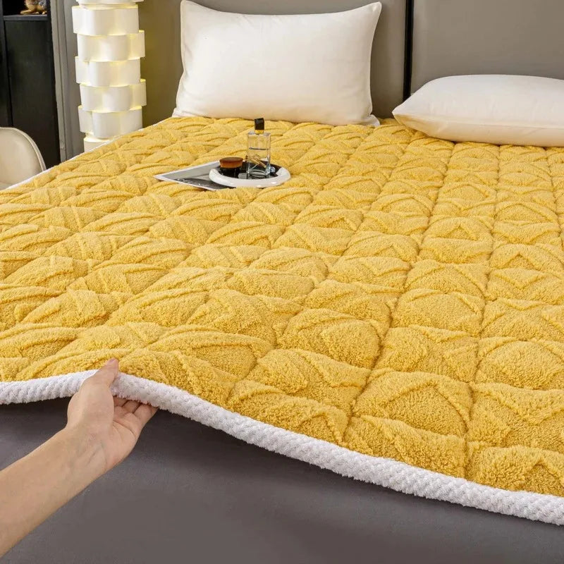 Soft winter velvet overmatelas lamb for students - view 4