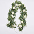 Artificial decorative plants vines and eucalyptus - TeMi Milky White