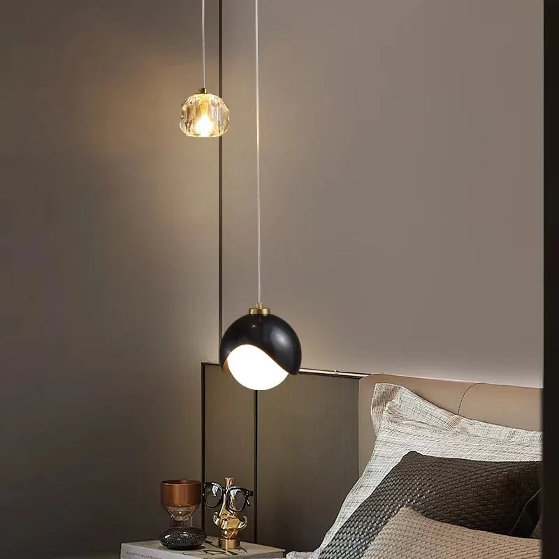 Modern crystal pendant light for elegant interior decoration - view 4