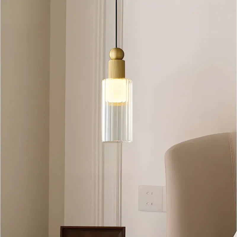 Gold brass pendant light for modern and elegant decoration - view 3
