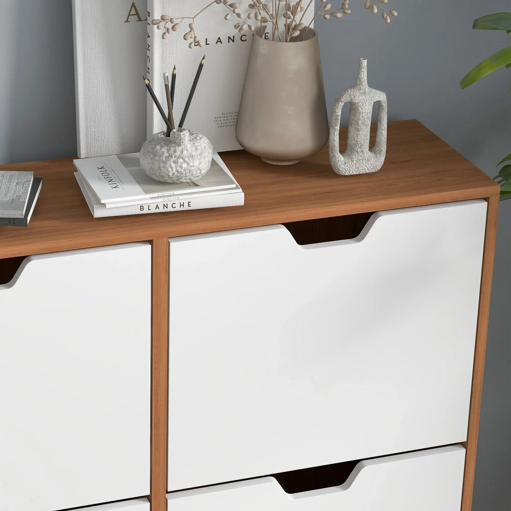 Folding shoe cabinet with 4 drawers for 16 pairs - view 5