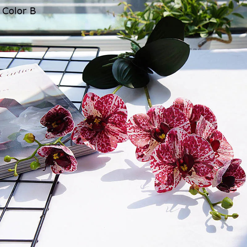 Artificial flowers decorative orchids for wedding and garden - B 1 Piece