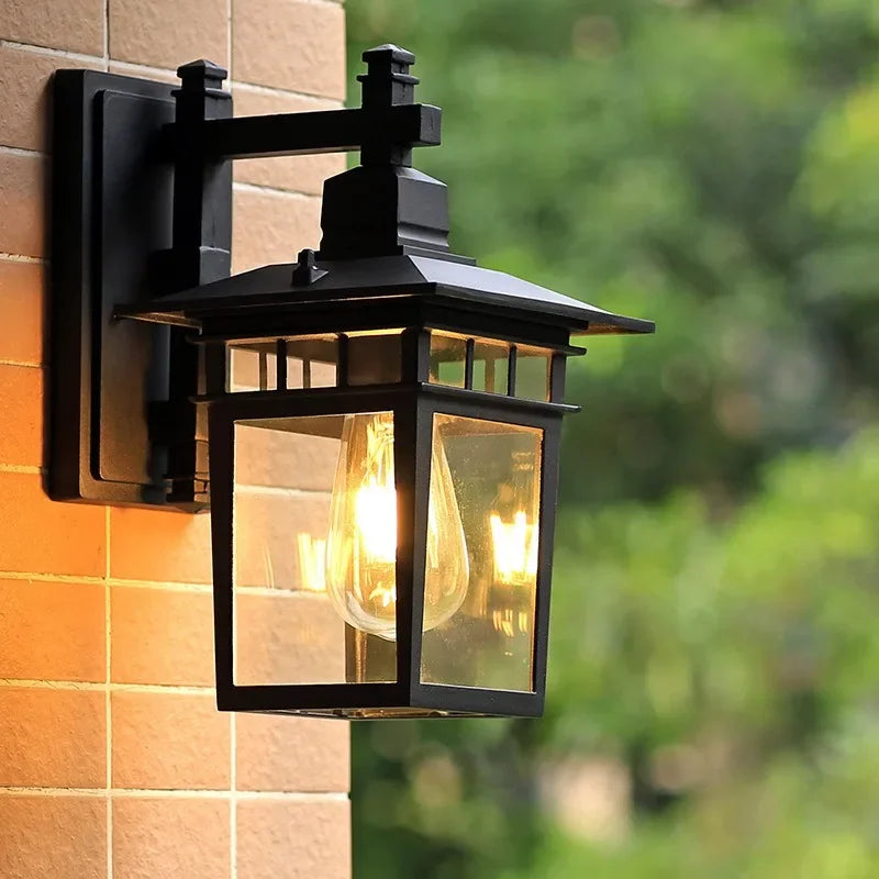 Outdoor wall sconce waterproof for garden balcony and walkway - view 8