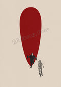 Retro abstract poster inspired by classic decorative films - 30X45cm Unframed / 9