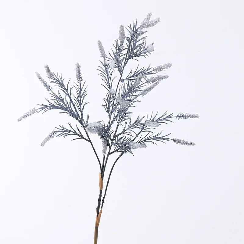 Set of 3 artificial plants decoration for autumn wedding - Gray