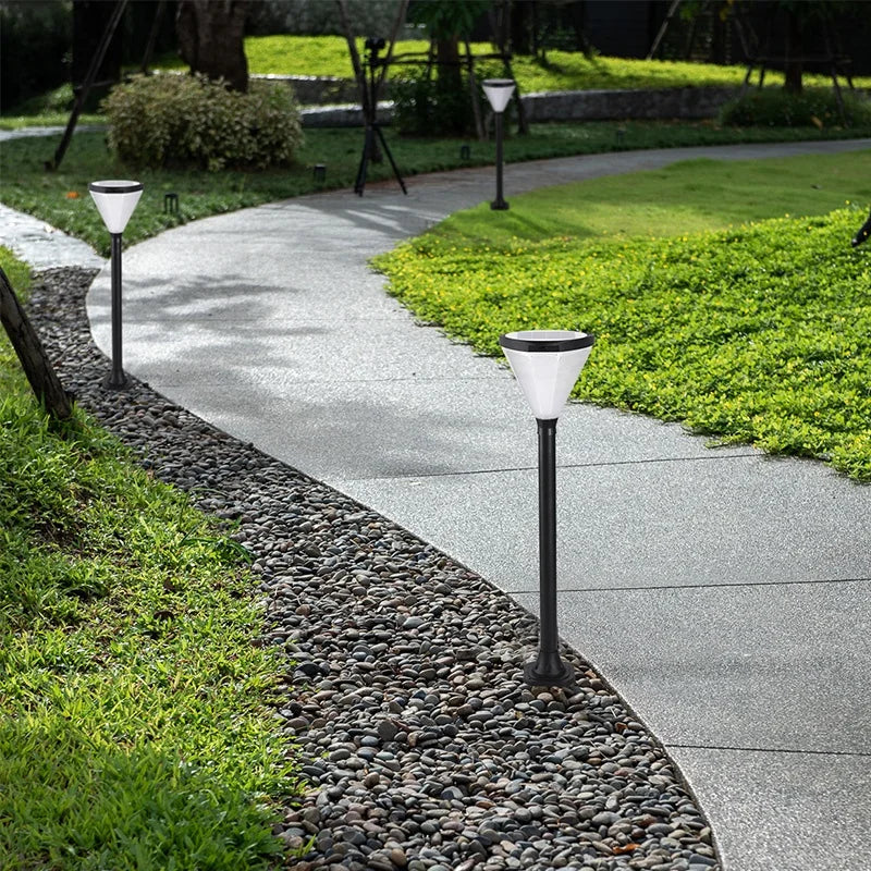 LED solar lamp for outdoor lighting garden and road - view 4