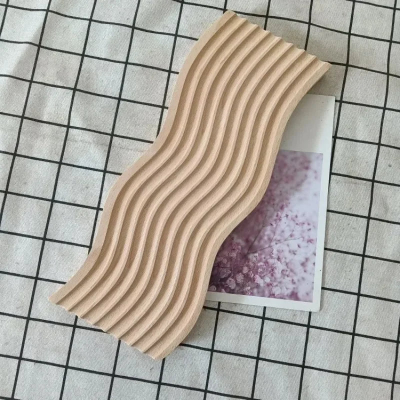 Decorative wooden tray for snacks and desserts - view 4