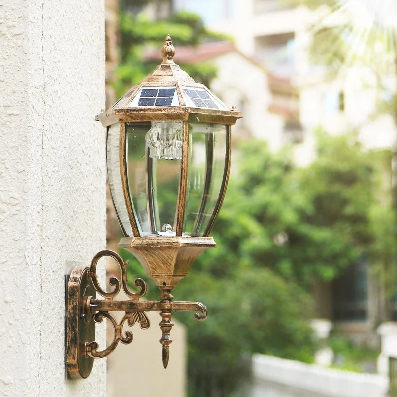 Outdoor solar lamp for garden lighting and walkway - view 5