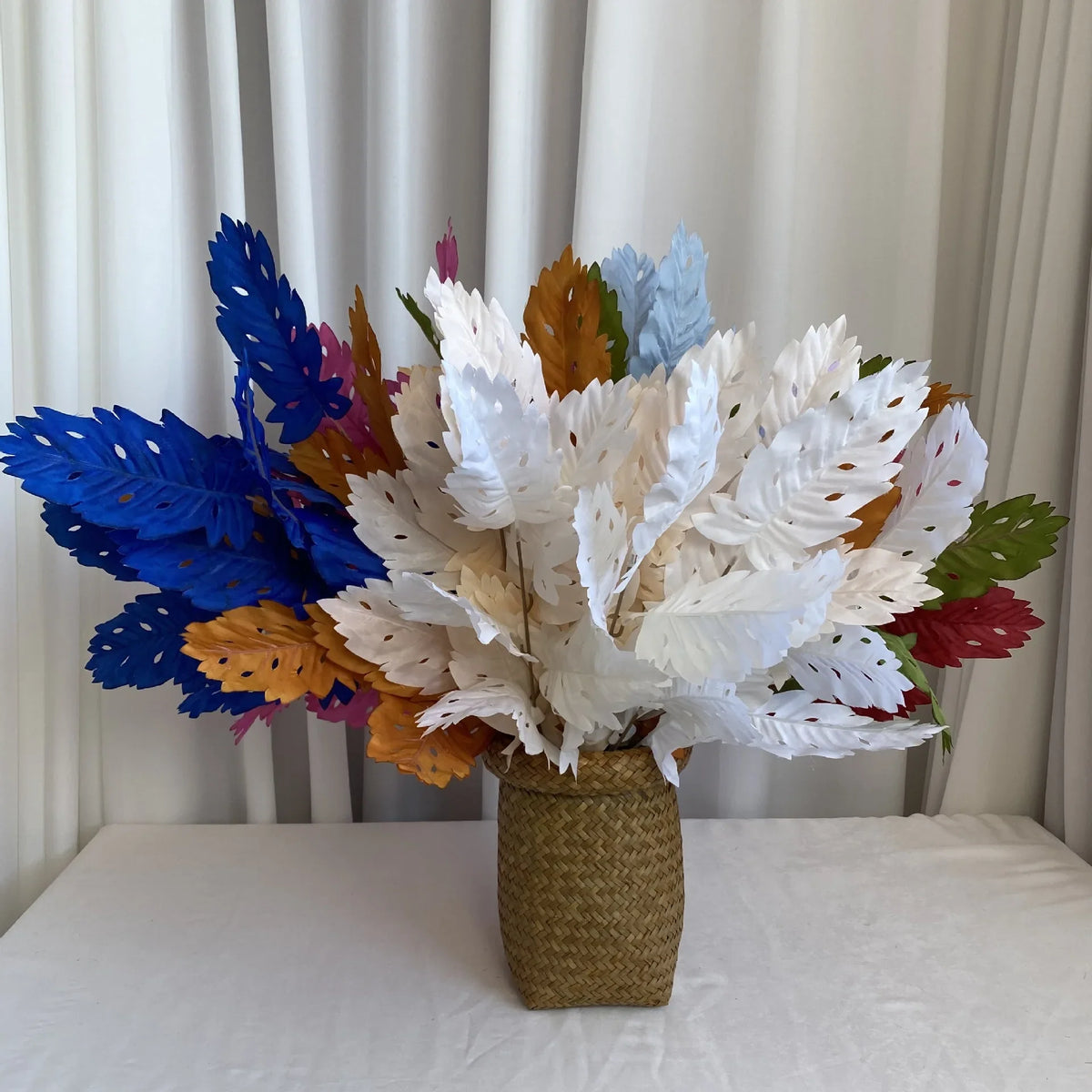 Artificial plants silk leaves for floral decoration - view 4