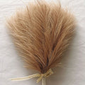 10 bouquets artificial pampa grass for interior decoration - Light Coffee / 20 Pieces