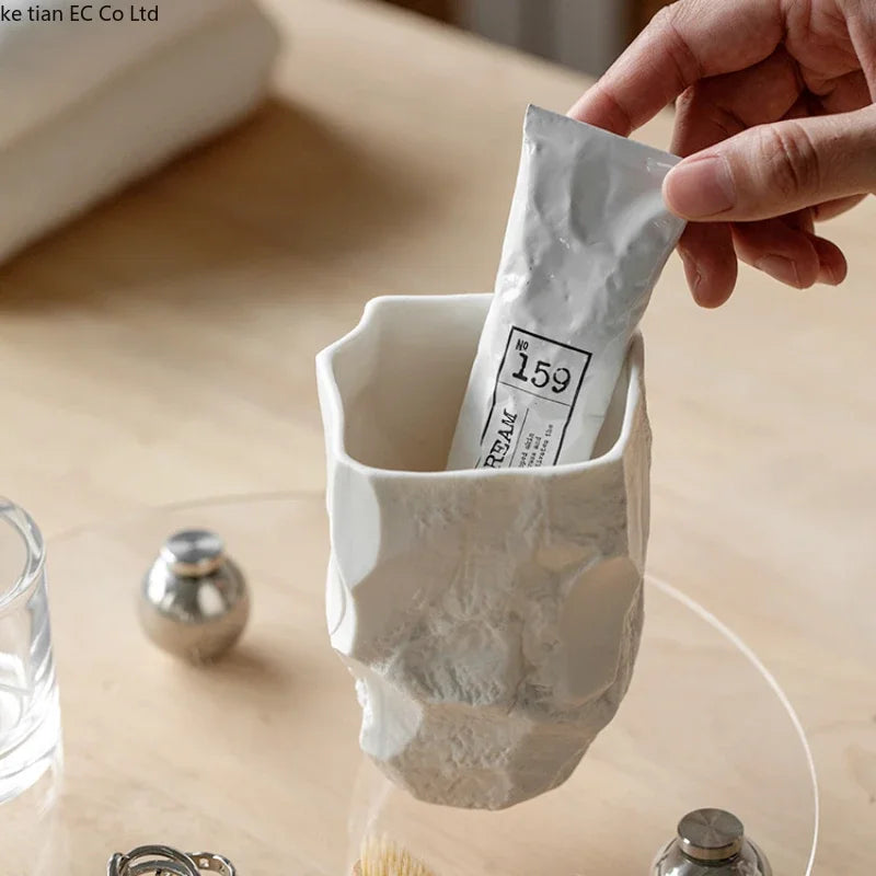 Portable rock shaped mouth bath cup for bathroom - view 5