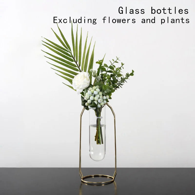 Geometric vase in forged metal for modern decoration - 02
