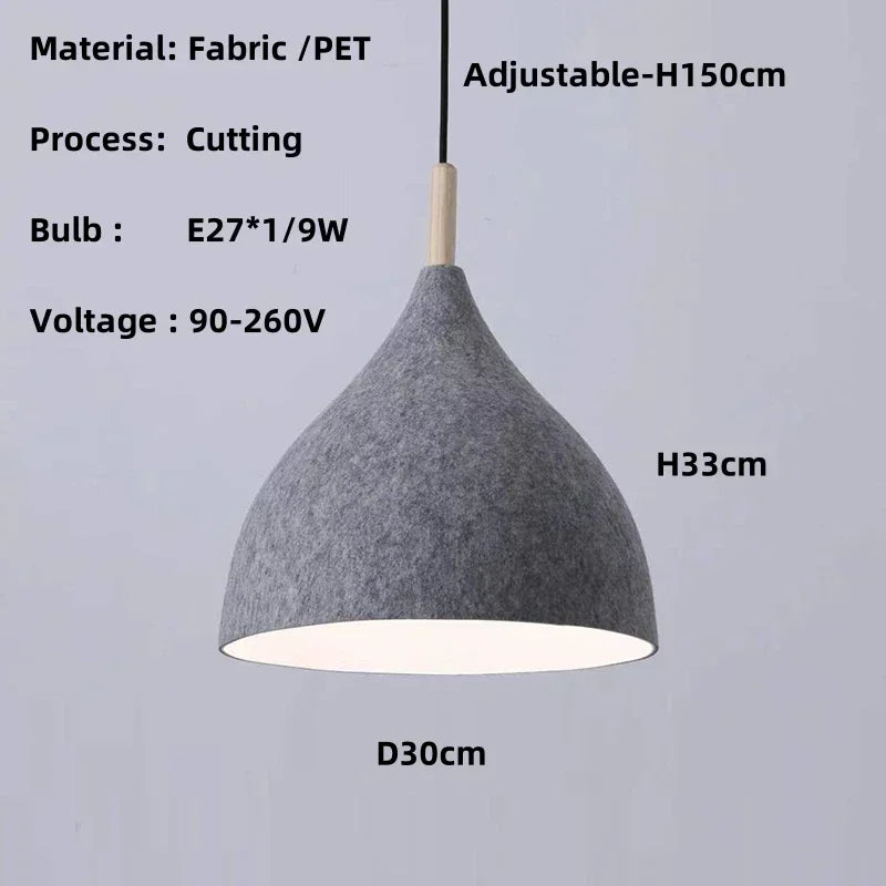Minimalist modern chandelier for elegant and contemporary interior decoration - B Gray / Neutral Light