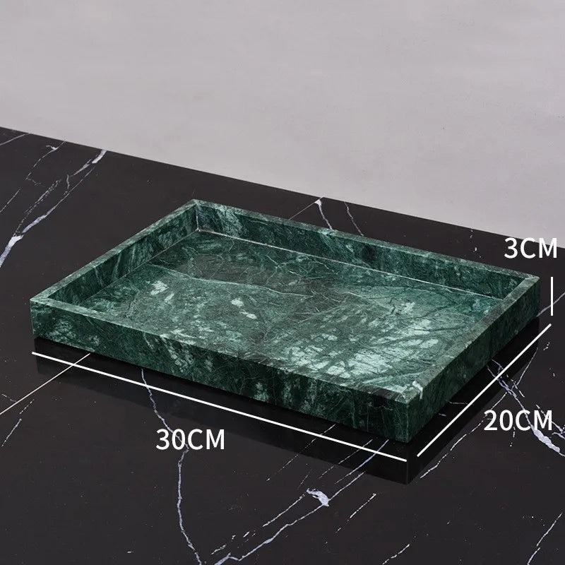Storage box in travertine and natural marble luxury - India Green
