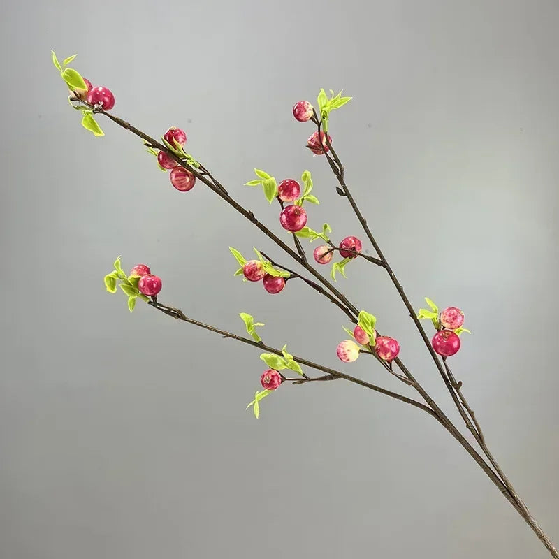 Artificial apple branches floral decoration for interior