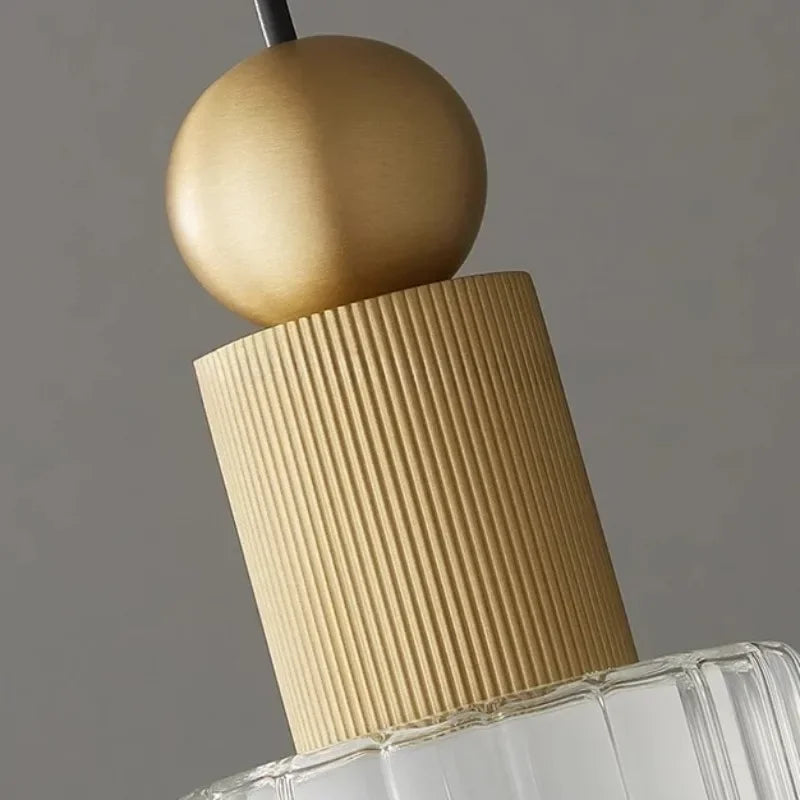 Gold brass pendant light for modern and elegant decoration - view 6