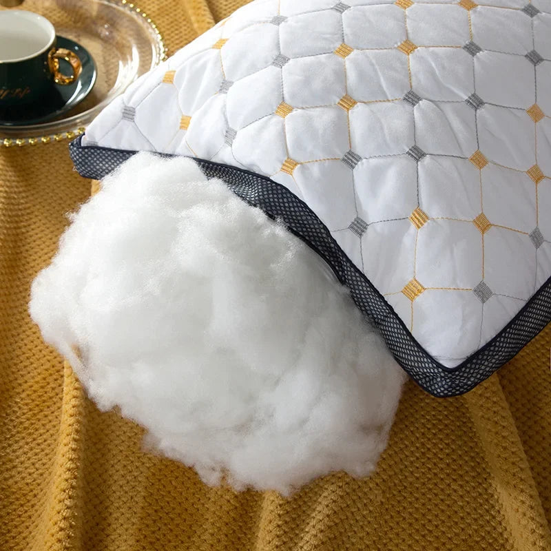 Full Sky Star Embroidered Fiber Neck Pillow Core, Non-Collapsing - view 6
