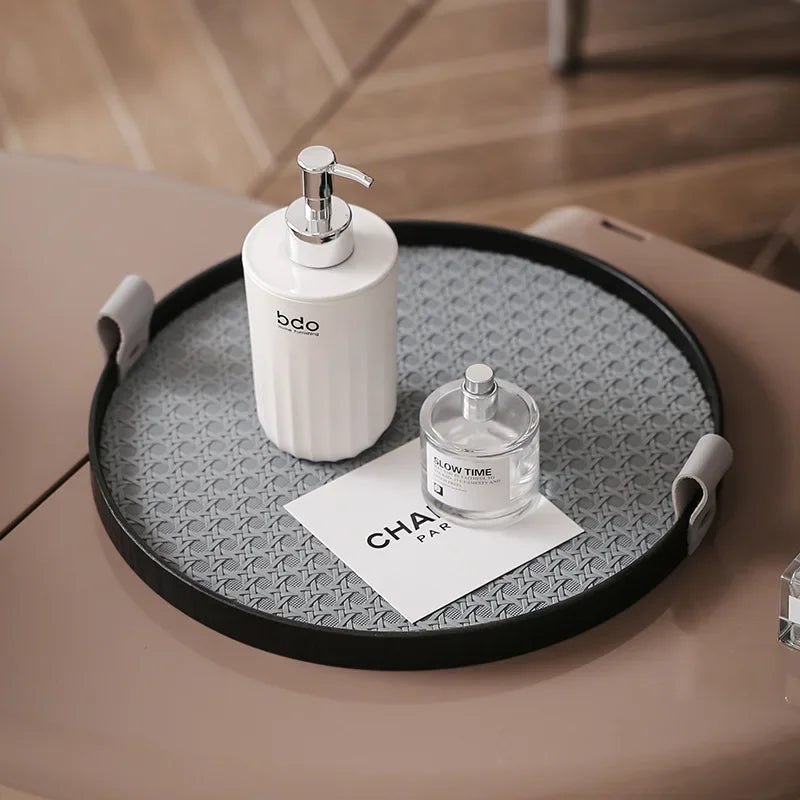 Retro leather top for luxury storage and decoration - view 4