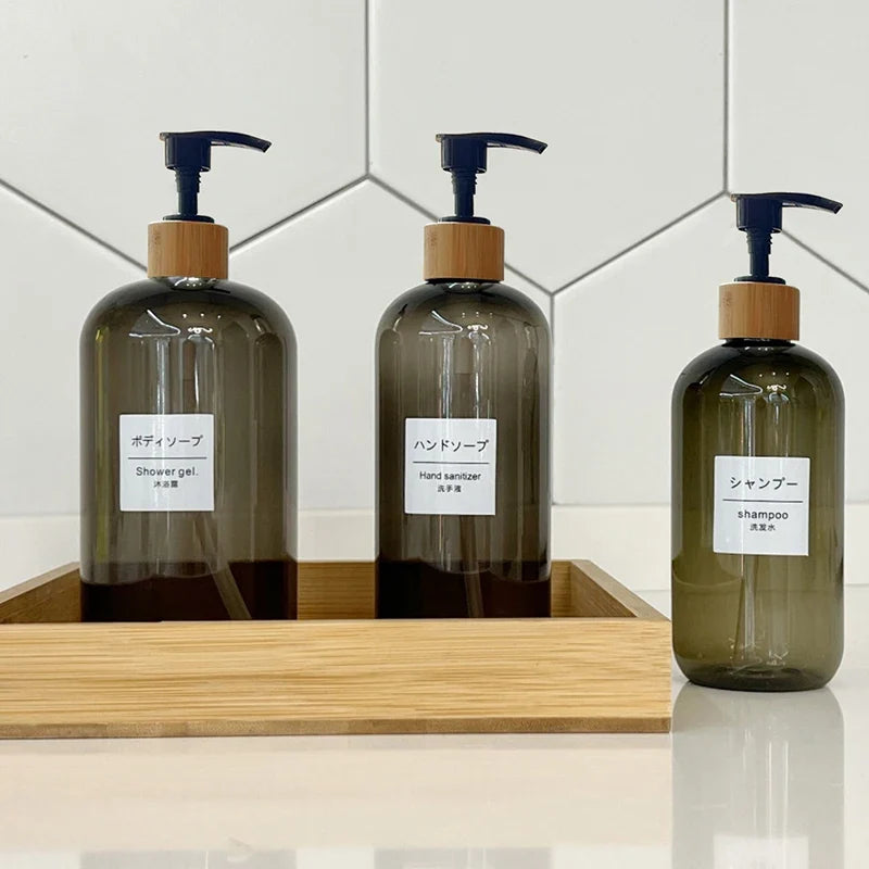 Refillable pump bottle for shampoo and shower gel - view 5