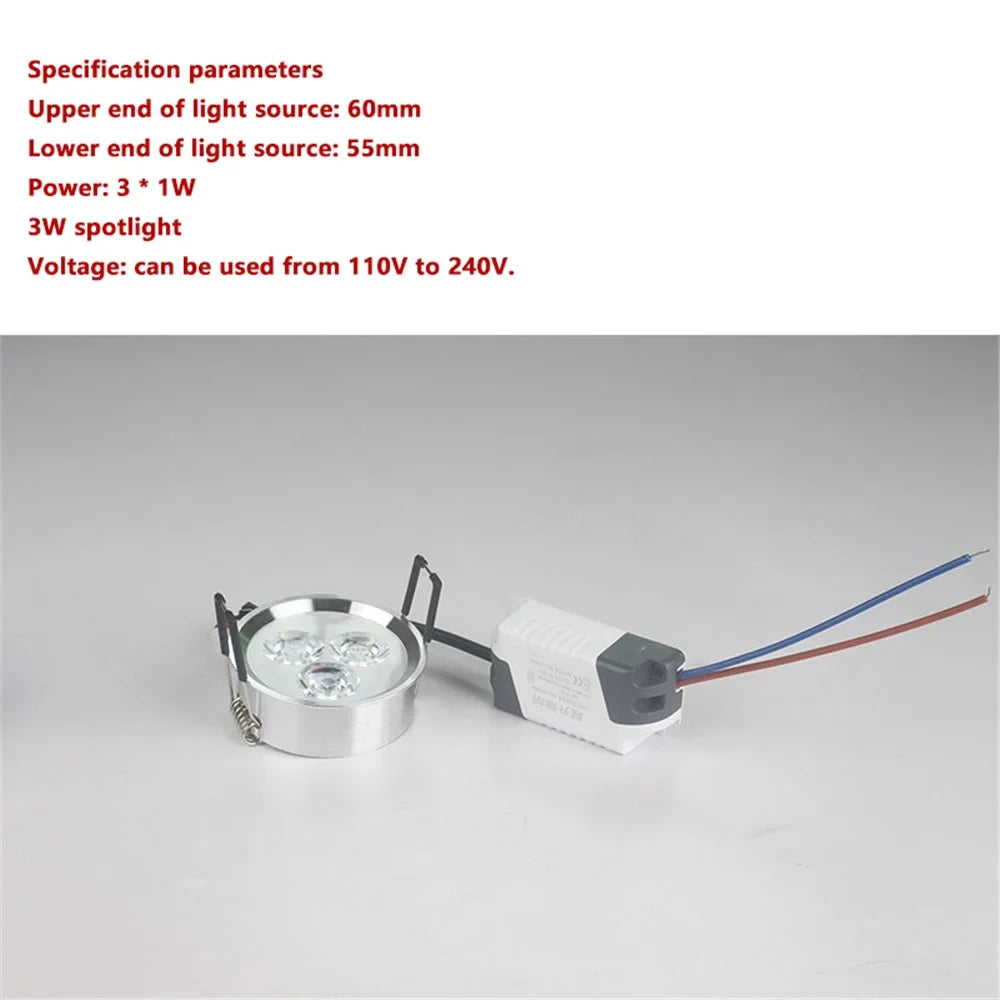 European style wick spot for interior lighting - Projecteur 3w / Warm Light