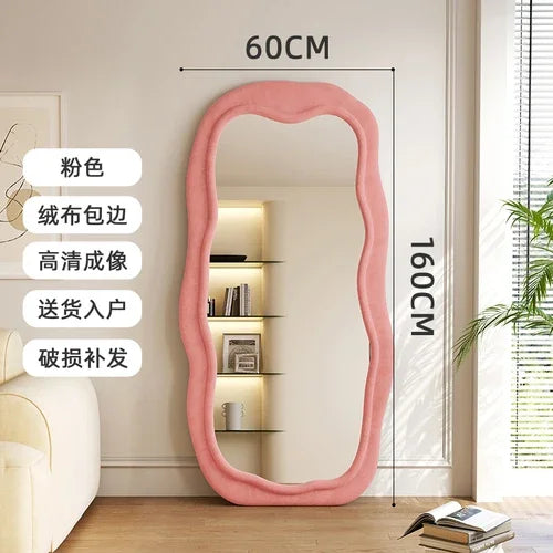 Decorative mirror in macrame Nordic style for men - 60x160cm 1