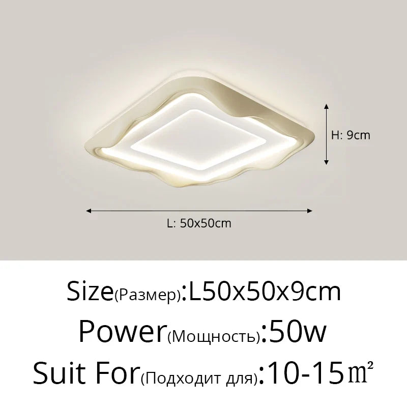 Modern LED ceiling lights for creative interior lighting - Latte D / Gradation infinie
