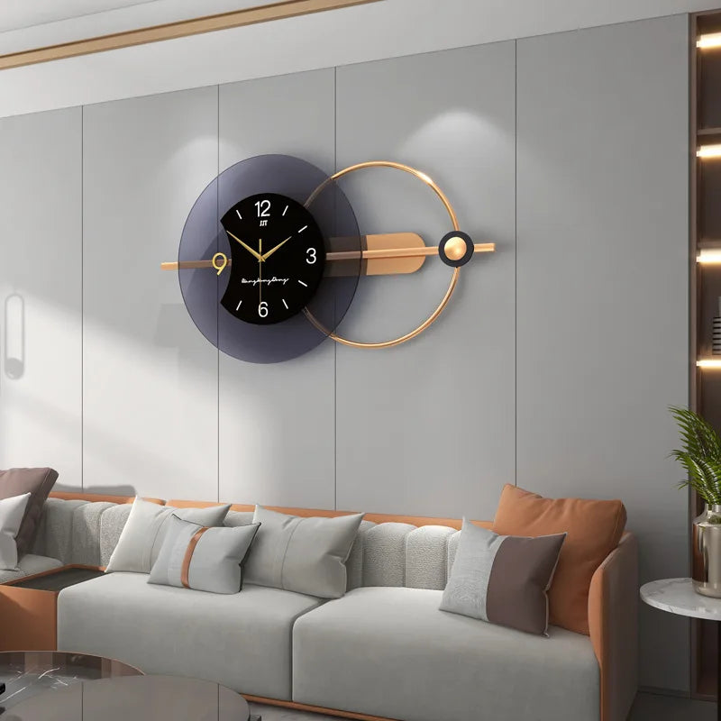 3d wall clock modern design silent Nordic artistic decoration - view 2