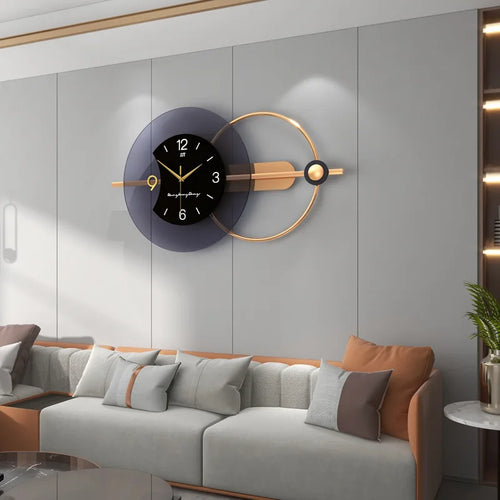3d wall clock modern design silent Nordic artistic decoration - view 2