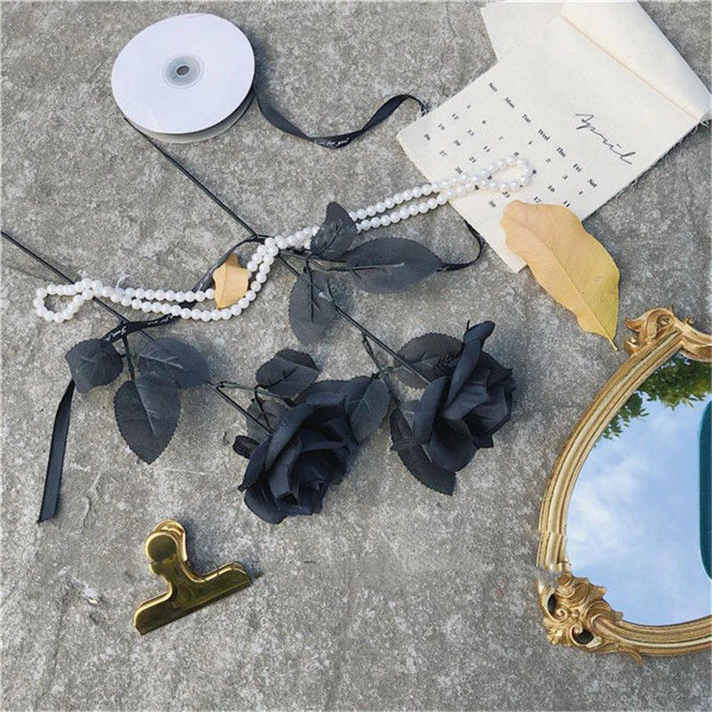 Gothic artificial flowers for Halloween decoration and punk house - view 5