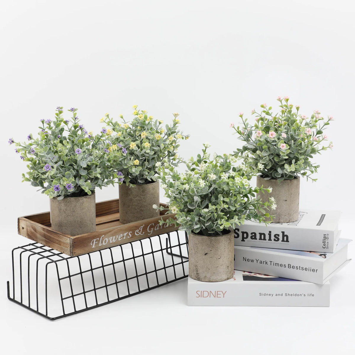Artificial bonsai potted plants for interior and exterior decoration - view 2