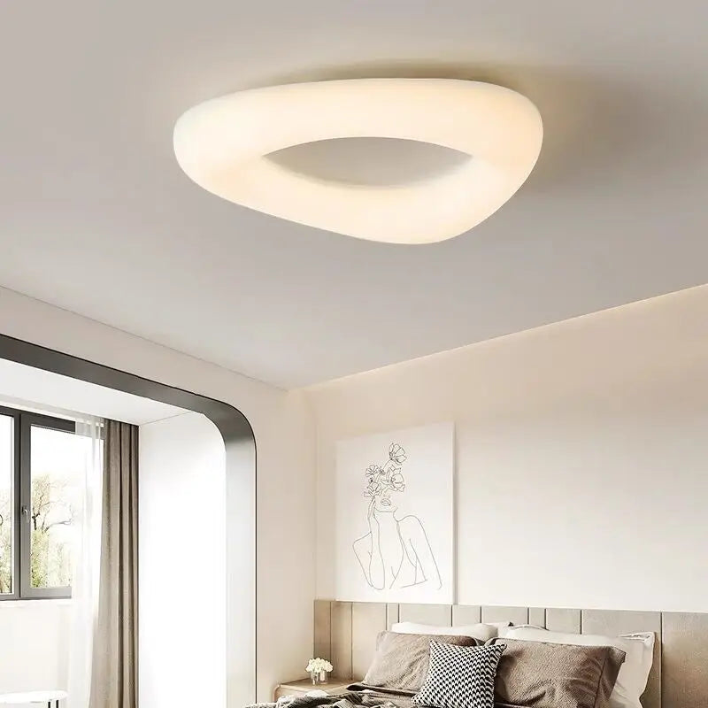 Modern led ceiling lamp in the shape of clouds with remote control - view 2