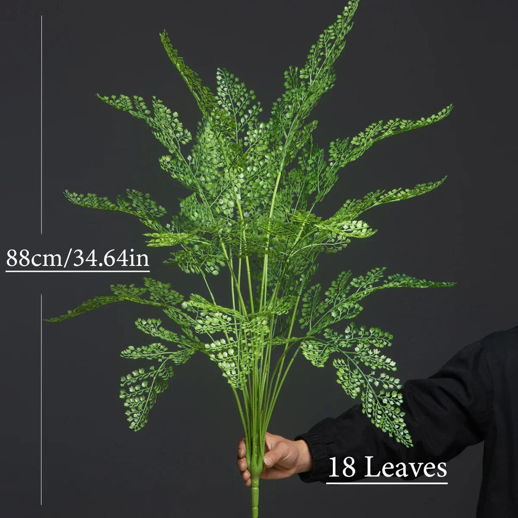 Large artificial palm leaves for garden decoration and party - B