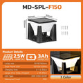 Waterproof solar floor lamp for outdoor lighting garden and driveway - 15CM 15CM