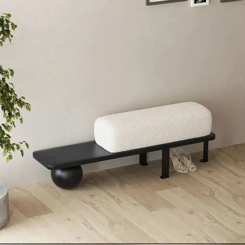 Ottoman in Nordic wood simple design for various spaces - view 10