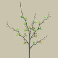 Artificial holly plants for floral decoration and table - Green