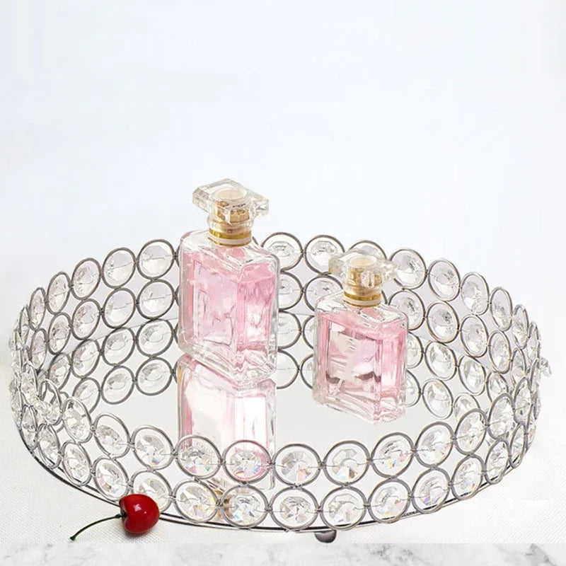 Round glass shelf for storage and decoration - view 6